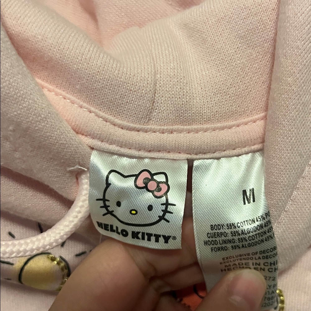 Hello Kitty Camping Pink Hoodie - Picture 3 of 5